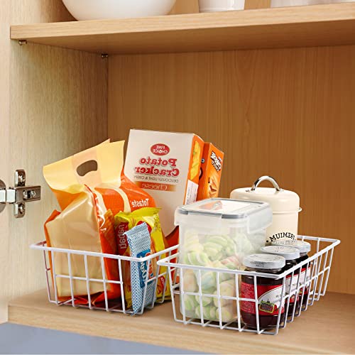 Freezer Organizer Bins for Upright Freezer Metal Wire Baskets - Image 3