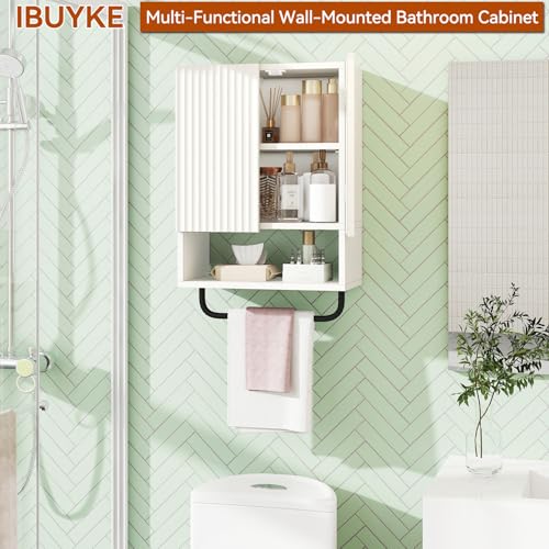 IBUYKE Bathroom Wall Cabinet Over Toilet Cabinet for Bathroom - Image 6