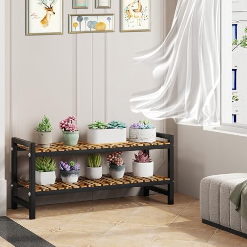 Shoe Rack Organizer for Small Spaces 2Tier Long Narrow Shoe - Image 4