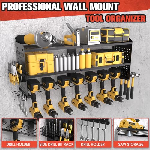 Large Power Tool Organizer Wall Mount, 3-Tier Heavy Duty - Image 8
