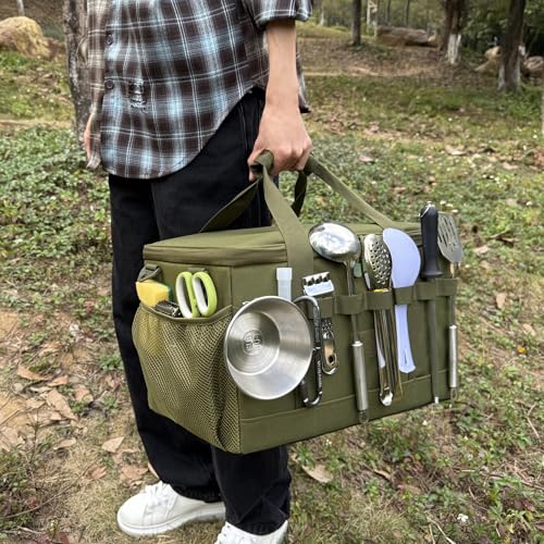 Tactical Camping Storage Bag 28L Utility Tote Bag Camp - Image 7