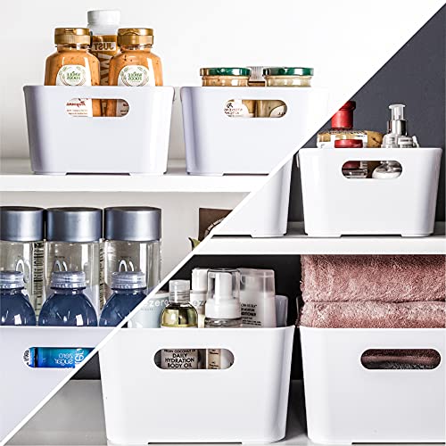 BINO | Plastic Storage Bins, Large - 2 Pack, White | | All Products - Image 6