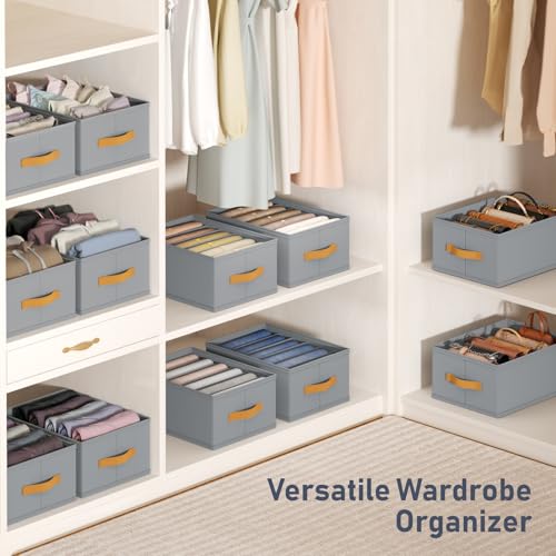 DIMJ Wardrobe Clothes Organizer - Foldable Closet Drawer - Image 7