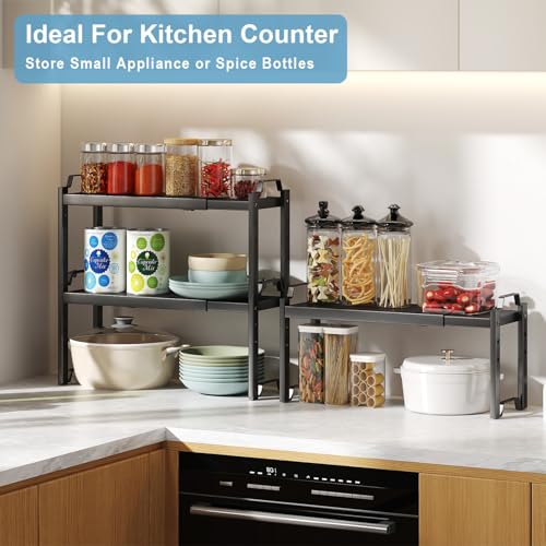 Narrow Expandable Cabinet Shelf Organizer 5.51" Width - Image 7