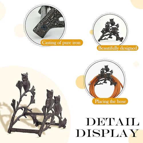 Owl Decorative Hose Holder – Decorative Cast Iron Garden - Image 5
