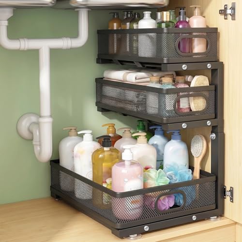 Under Sink Organizer, 3-tier Under Sink Storage Organizer - Image 2