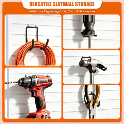 8PCS Garage Storage Hooks Set, Heavy Duty Steel Utility Hooks - Image 6
