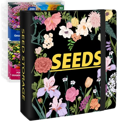 Garden Seed Packet Storage Organizer Binder Seed Book Organizer - Image 2