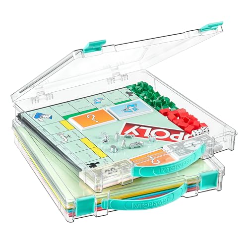 Vtopmart 2 Pack Board Game Storage with Handle | Home Organization - Image 2