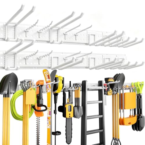Garage Tool Organizer Wall Mount 99 inches with 18 | Home Organization - Image 2