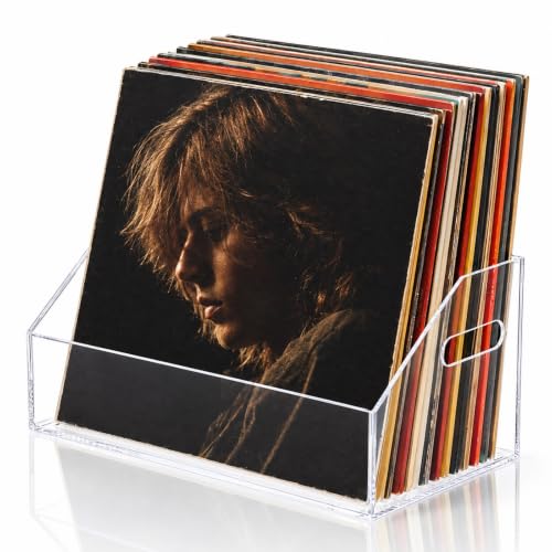 ZOOFOX Clear Acrylic Vinyl Record Storage Box | Home Organization - Image 2