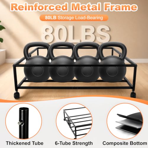 100L Extra Large Under Bed Storage with Wheels, 9.5" Extra - Image 5