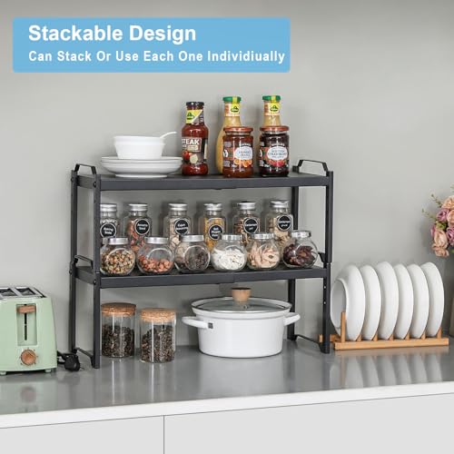 Expandable Cabinet Shelf Organizer, Adjustable kitchen Countertop - Image 6
