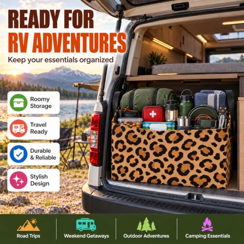 Hydrangea Car Trunk Organizer, Foldable Auto Storage - Image 5