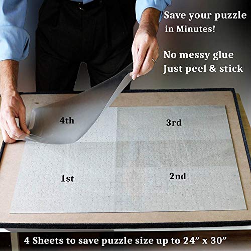 Preserve 2 x 1000 Pieces Puzzles - Clear Puzzle Glue Sheets Extra - Image 3