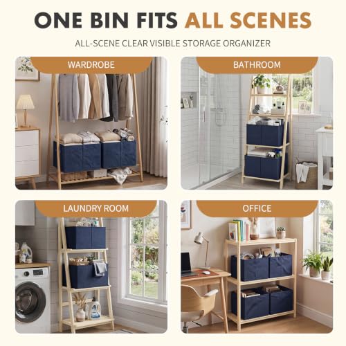 ShellKingdom Storage Bins, Foldable Fabric Storage Cube - Image 7
