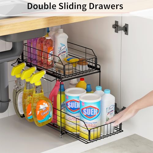 SUEH DESIGN Under Sink Organizers and Storage 2 Pack | All Products - Image 5