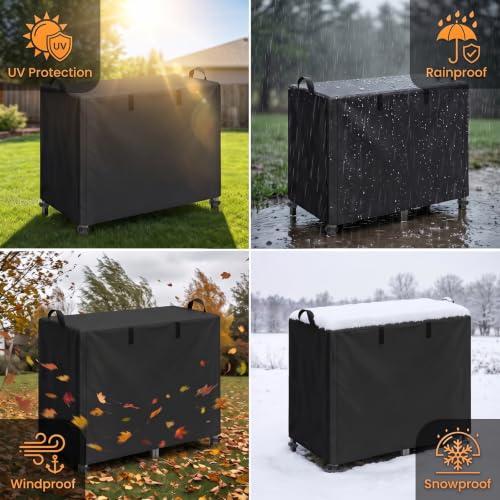 LBTING Firewood Rack Cover, 6FT Outdoor Firewood Storage - Image 7