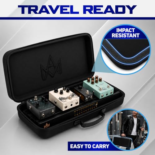 MA Powered Guitar Pedal Board with Built-In Power Supply - Image 7