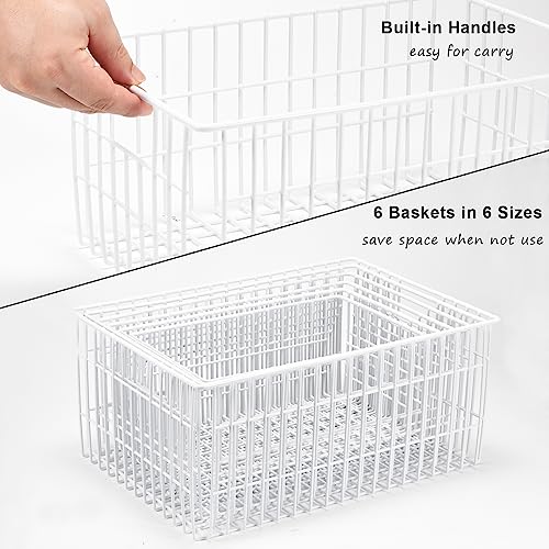 Vertical Sides Freezer Organizer Bins for Upright Freezer - Image 8