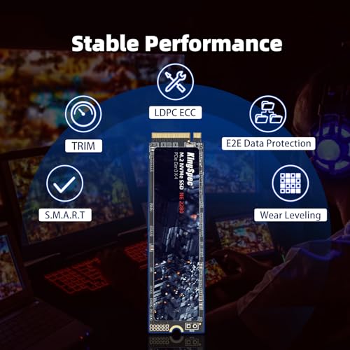 KingSpec SSD 1TB, M.2 NVMe Gen3x4 SSD 2280 - Up to 2400MB/s - Image 7