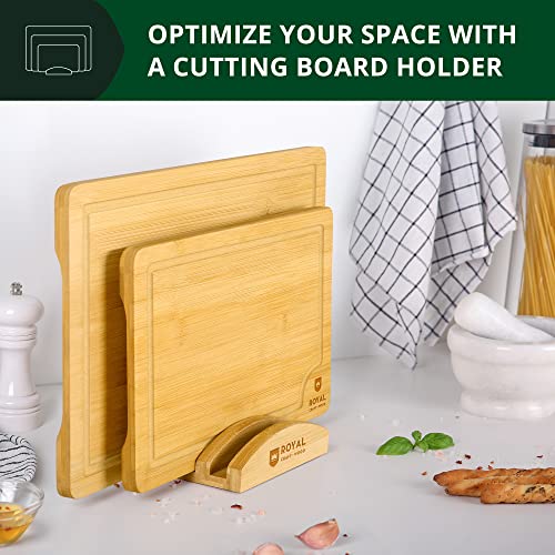 ROYAL CRAFT WOOD Cutting Board Stand for Cutting Board Sets - Image 5
