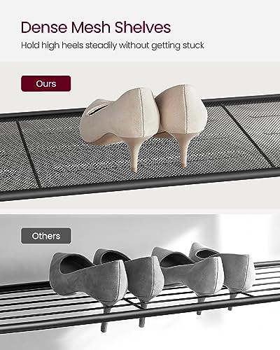 VASAGLE INDESTIC Shoe Rack, Organizer for Closet with 4 Mesh - Image 5