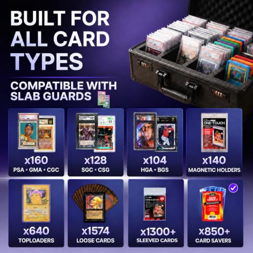 VALUN 160+ Premium Graded Card Storage Box - PSA Slab Case - Image 3