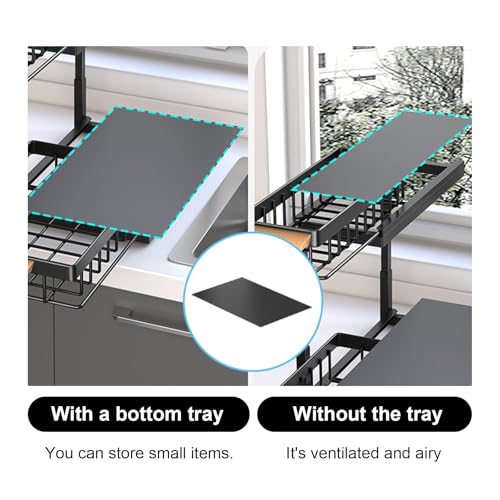 2-Tier Sliding Under Sink Organizer, L-shape Pull Ou | All Products - Image 7