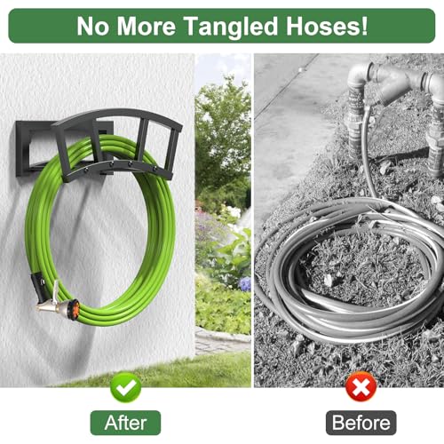 OLV Garden Hose Holder Wall Mounted, Outdoor Heavy Duty - Image 7