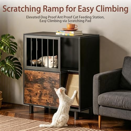 Dog Proof Cat Feeder Station – Elevated Feeding Table - Image 4
