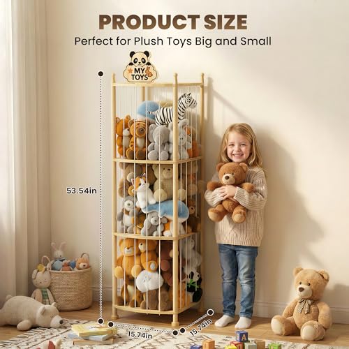 Stuffed Animal Storage Organizer, Wooden Toy Storage | All Products - Image 4