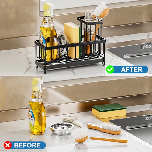 Sponge Holder for Kitchen Sink - Sink Organizer and Caddy - Image 7