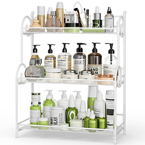 EKNITEY 3-Tier Bathroom Organizer - Sink Organizer Spice Rack(No - Image 2