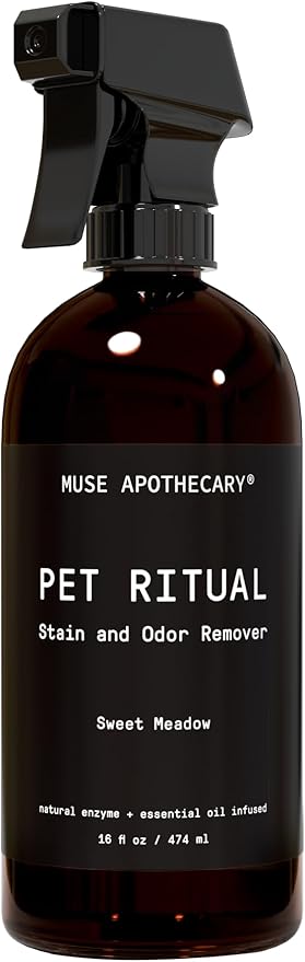 Muse Apothecary Complete Pet Stain and Odor Remover Enzyme Carpet Cleaner - Dog Stain Remover and Odor Neutralizer, Essential Oils Infused, Pet Stain Remover for Carpet - Pet Stain Carpet Cleaner 16oz