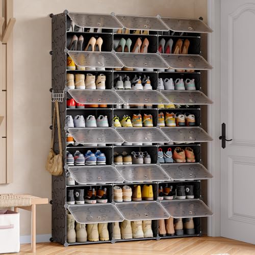 MAGINELS 6-Tier Shoe Rack,Expandable Plastic Shoe Cabinet. Shoe - Image 2