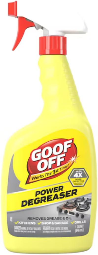 Power Degreaser – 32 oz | Heavy-Duty Kitchen & Oven Cleaner | Removes Grease, Oil & Grime from Stovetops, Countertops, Appliances & More