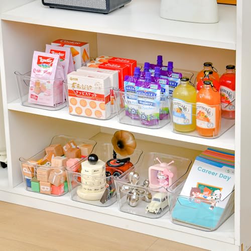 12 Pack Clear Plastic Storage Bins, Pantry Organizer | All Products - Image 3