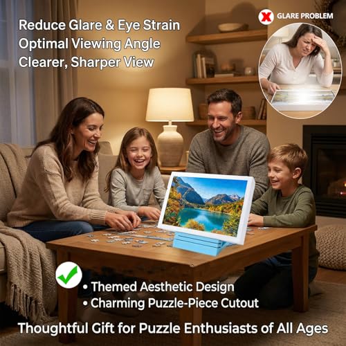2PCS Jigsaw Puzzle Box Stand-Hands-Free Puzzle Lid Holder&Viewer - Image 5