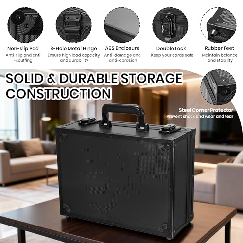 EcoVibe Trading Card Storage Box for 3" X 4" 35PT | Home Organization - Image 5