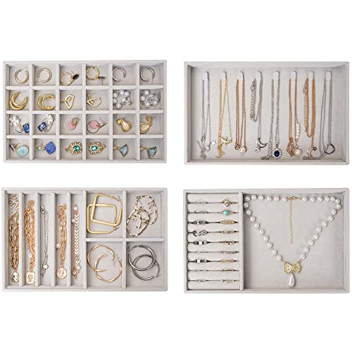 ProCase Stackable Jewelry Organizer Trays for Drawers - Image 2