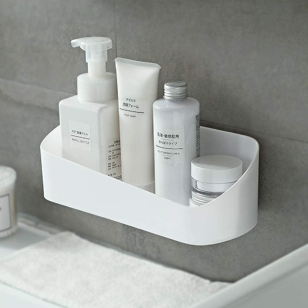 SUNFICON Adhesive Shower Caddy Wall Mounted Bathroom Shelf - Image 1