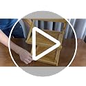 YYW Flat Bamboo Shoe Rack for Entryway, Save Space Folding Narrow - Image 8