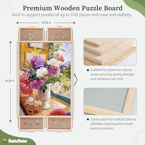 1500 Pieces 2-in-1 Tilting & Rotating Puzzle Board – - Image 3