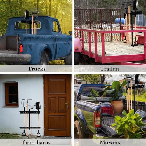 Trailer Racks for Lawn Equipment, Trailer Tool Rack Shovel - Image 7