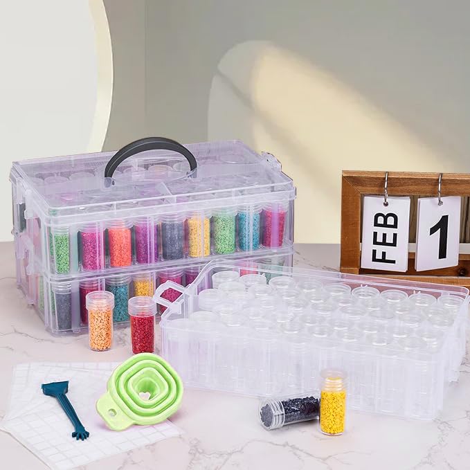 3-Tier Diamond Painting Storage Container, 150 Slots - Image 6