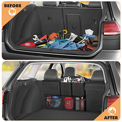 FINPAC Car Trunk Organizer Storage, Detachable Seat Back - Image 5