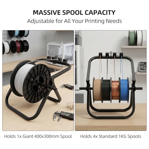 Adjustable 3D-Printing Filament Spool Holder: Freestanding Spool - Image 5