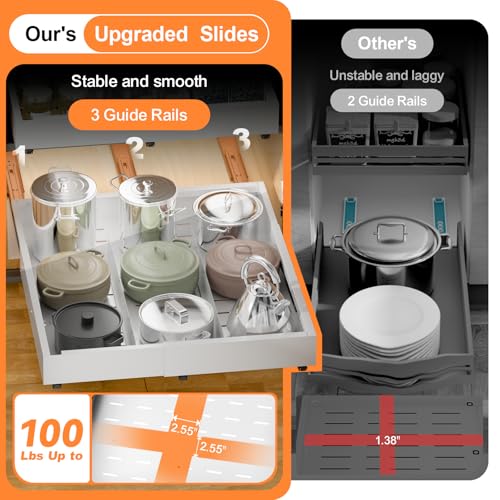 Pull out Cabinet Organizer Expandable W(12"-20") - Image 4