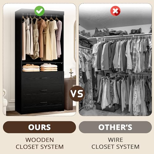 IRONCK Freestanding Closet System with Adjustable Shelves - Image 8